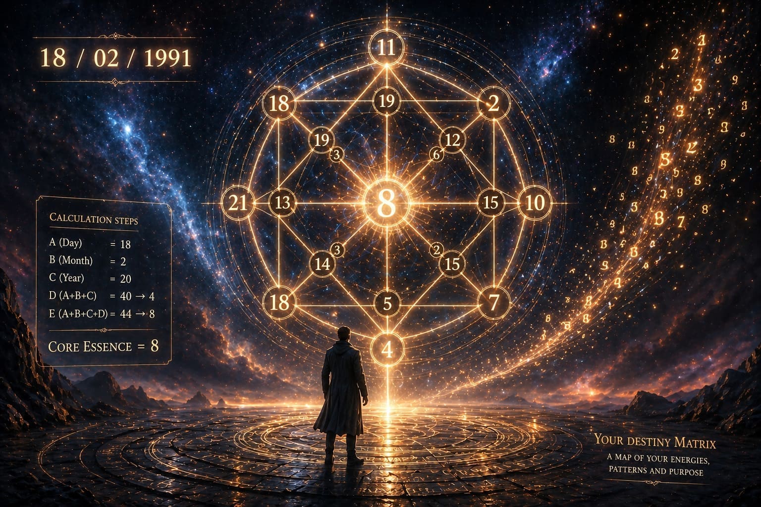 Complete Guide to the Matrix of Destiny: How It Works & What It Reveals