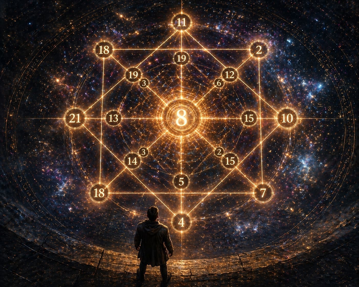 destiny-matrix-octagram-chart-structure The octagram structure of the Destiny Matrix chart showing core and surrounding energies.