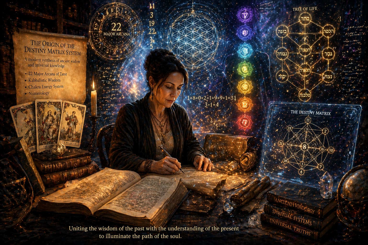 origin-destiny-matrix-natalia-ladini-system. The origins of the Destiny Matrix system, combining ancient wisdom with modern spiritual research.
